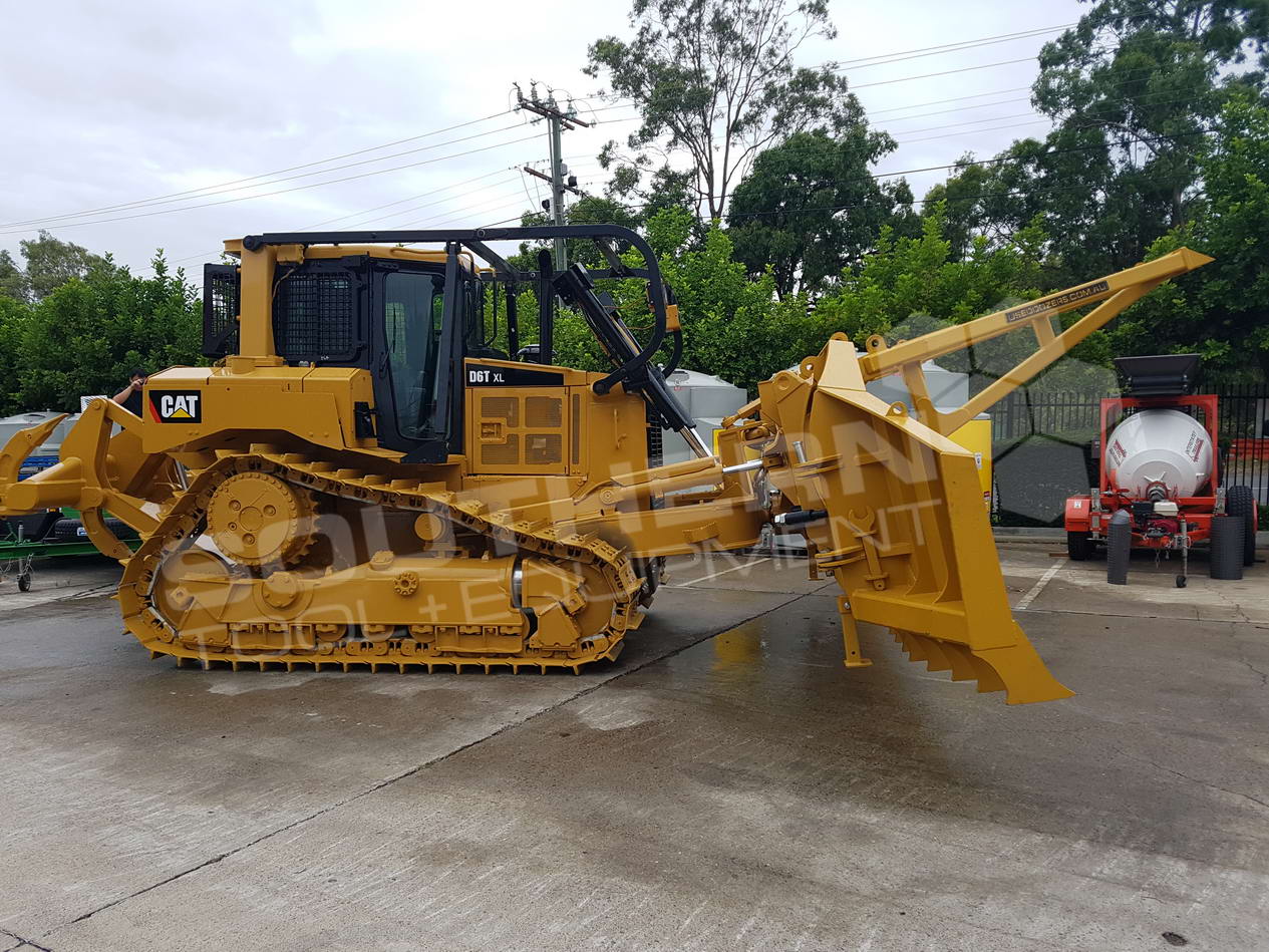 Caterpillar D6R D6T VPAT Blade Bulldozer Stick Rake & Tree Pusher